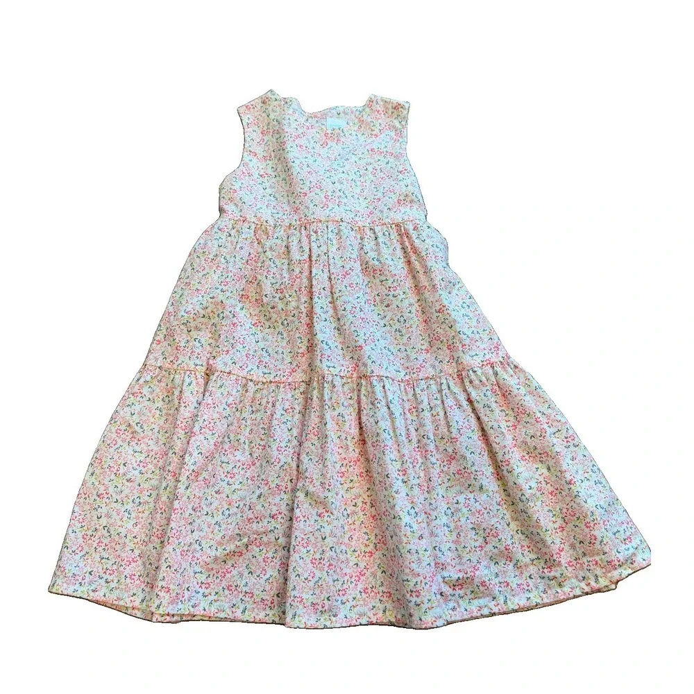 Edgehill Collection Pink Tierd Flower Dress Girls Size 3t